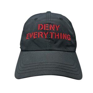 International Spy Museum Deny Everything Strapback Baseball Hat Cap Espionage